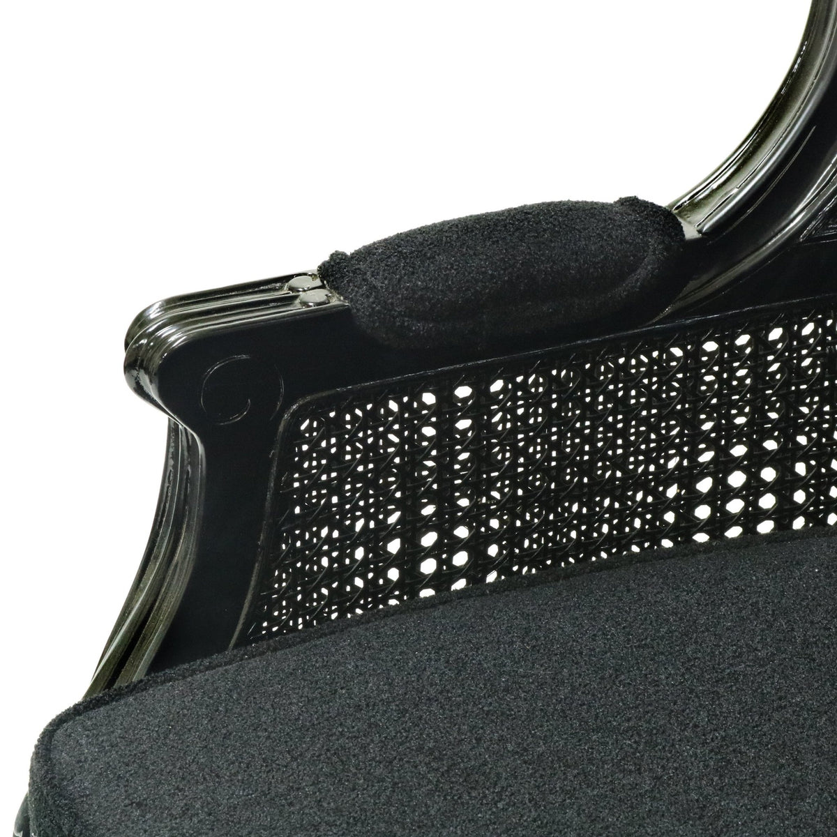 Black Cane Balloon Canopy Lounge Chair_S884LC-1_4
