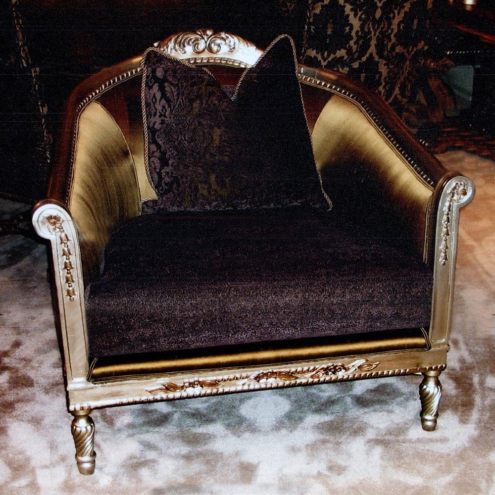 Cinderella Luxury Italian Lounge Chair Furniture_S395LC_1