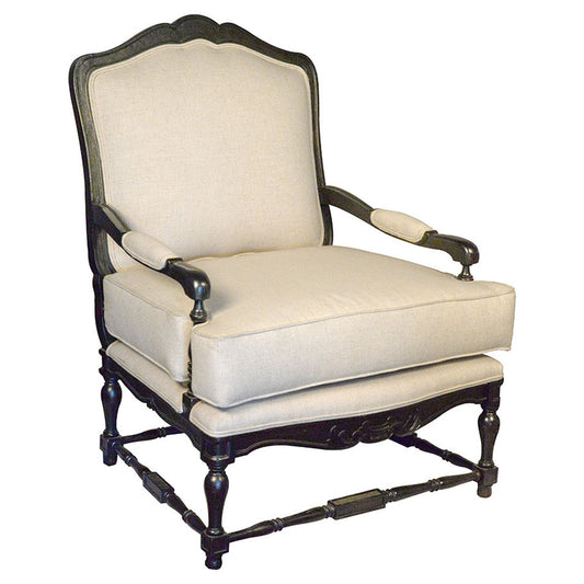 Z Country French Carved Lounge Chair T52LC