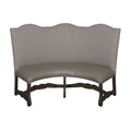 Curved Banquette Loveseat Settee — 3