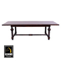 Expandable Barley Twist Transitional Dining Table_S858TWT