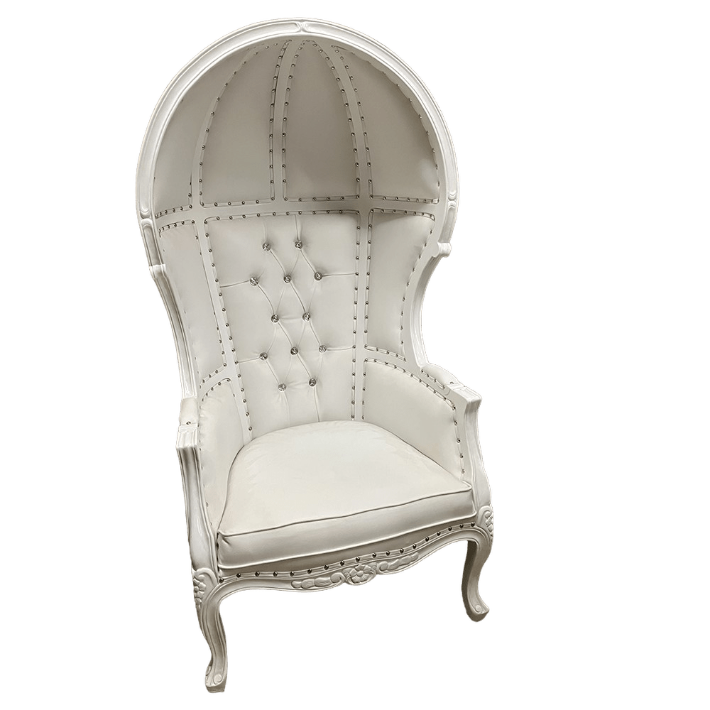 French Balloon Canopy Hood Lounge Chair_S888LC-5