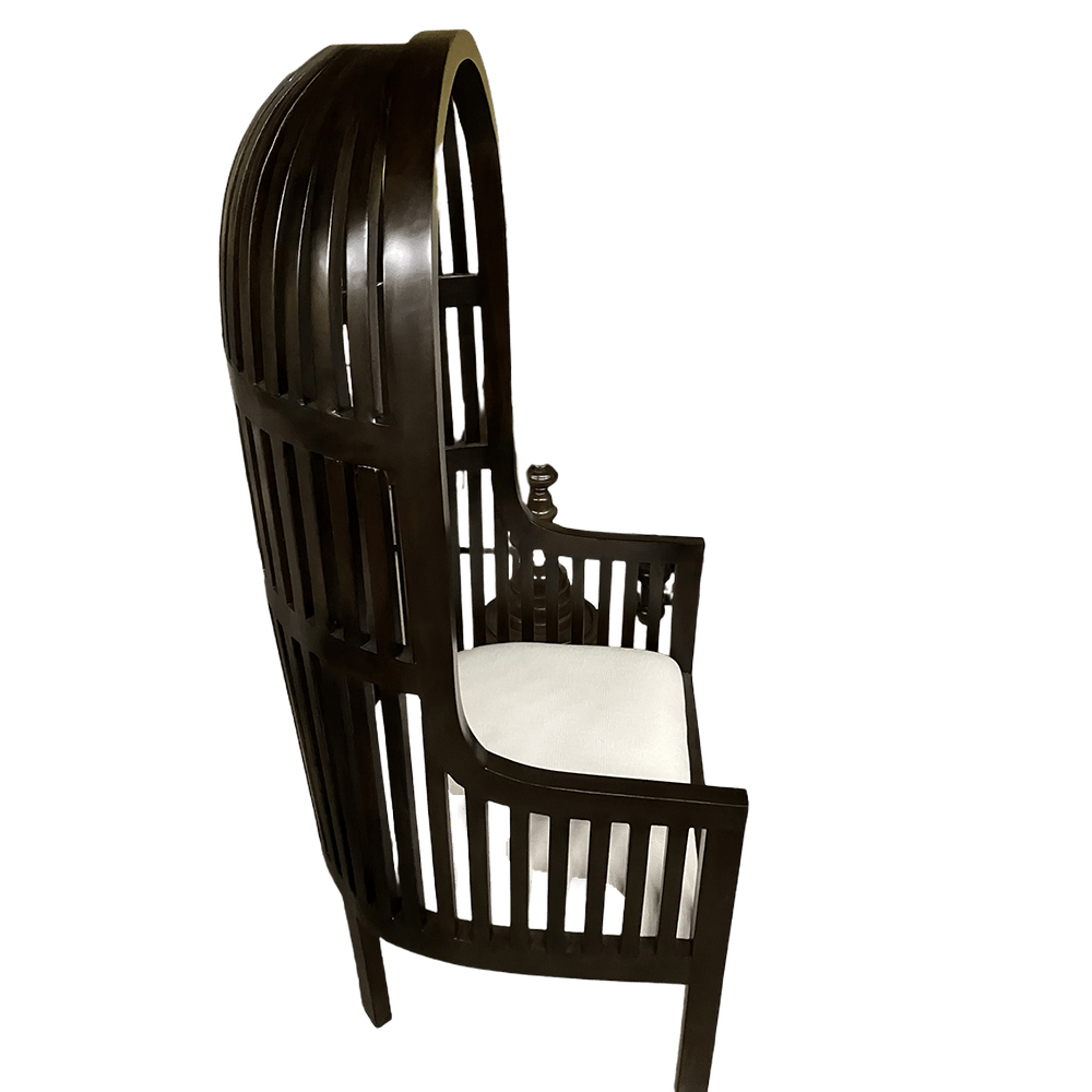 French Balloon Canopy Hood Lounge Chair_S888LC-7