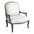 Louis XVI Transitional Lounge Chair