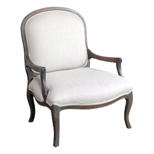 Louis XVI Transitional Lounge Chair