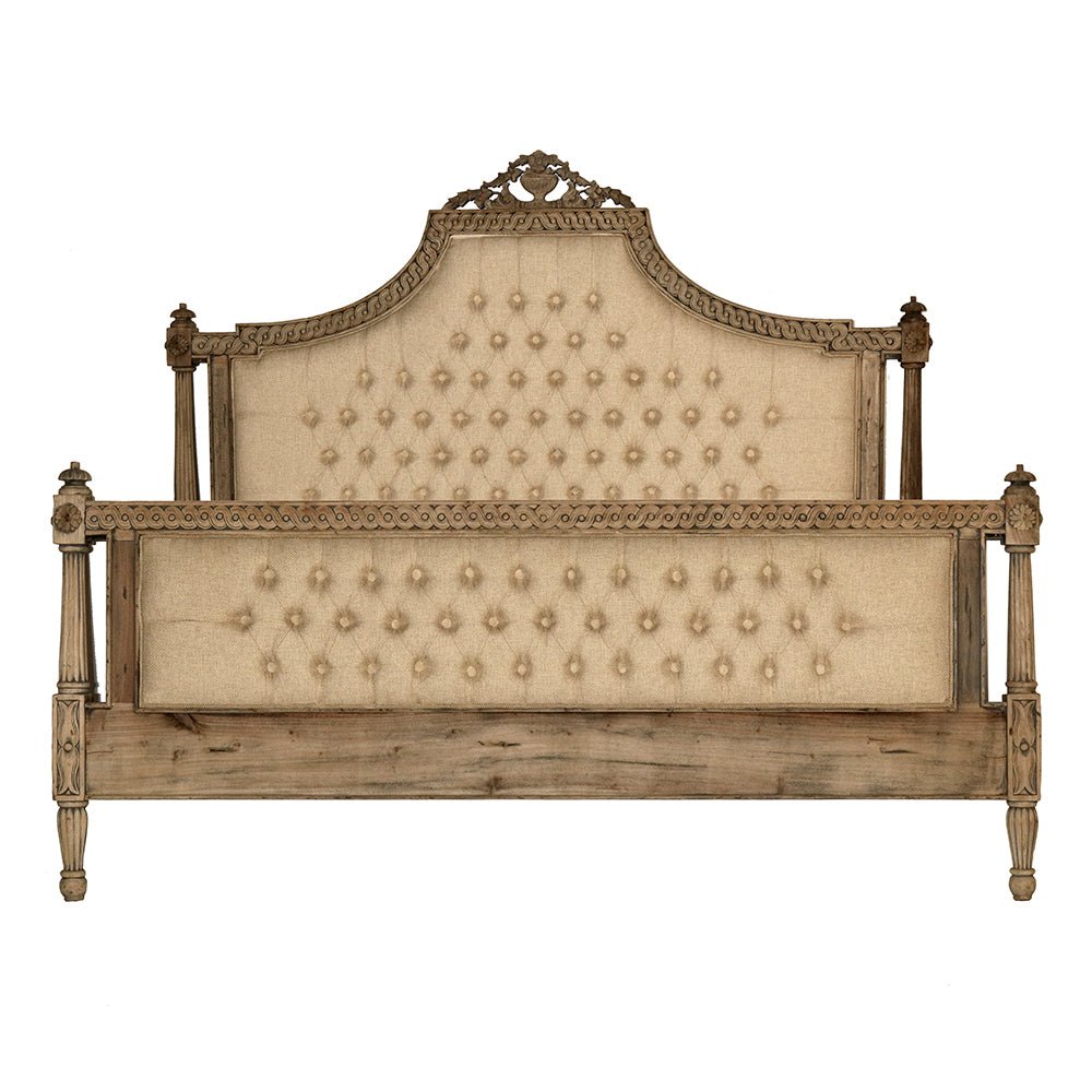 French Luxury Tufted Bed Frame King or Queen_S1201BED_1