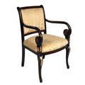 French Restoration Snail Accent Arm Chair_S057A-1