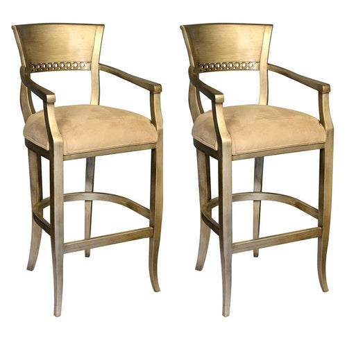 Italian Biedermeier Arm Barstool Furniture_S022BA-1