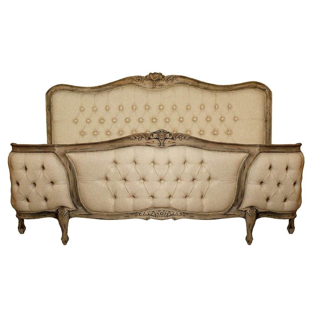 Italian - Style Luxury Tufted Bed Frame King or Queen_S1203BED_2