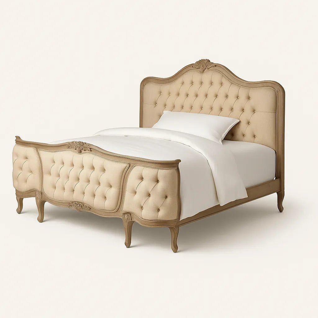 Italian - Style Luxury Tufted Bed Frame King or Queen_S1203BED_1
