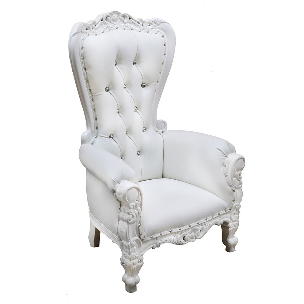 Throne Baroque Lounge Chair Gold Leaf Furniture