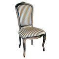 Louis XV Francis Dining Chair with Carvings — Light Geometric