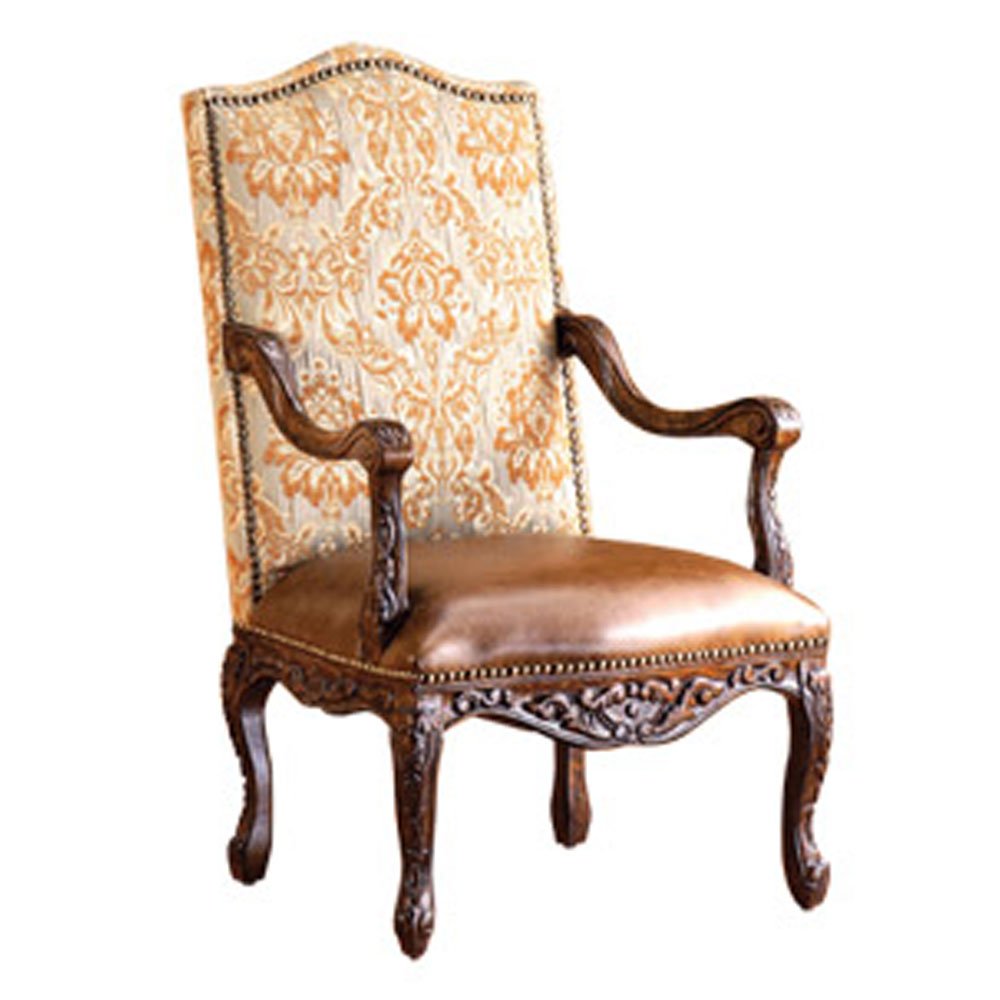 Louis XV Italian Carved Lounge Chair Furniture_S971LC-1_1