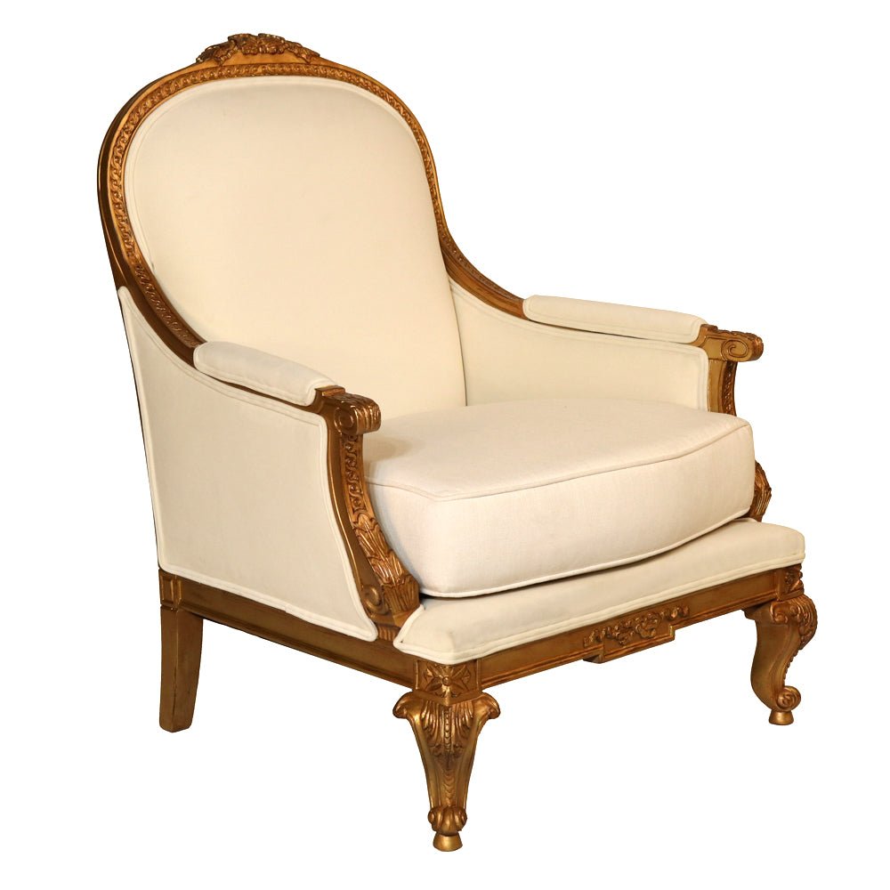 Louis XV Italian Traditional Lounge Chair Furniture_S996LC-1