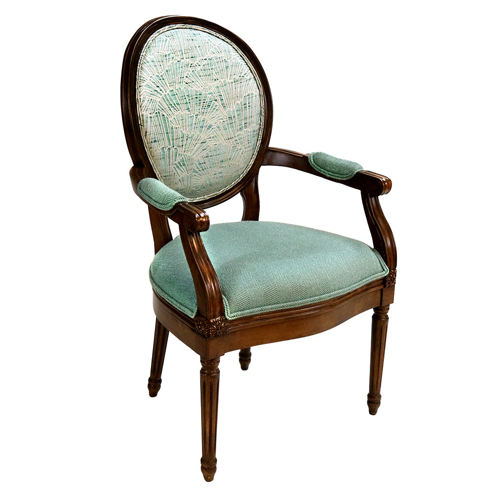 Louis XVI Accent Arm Dining Chair
