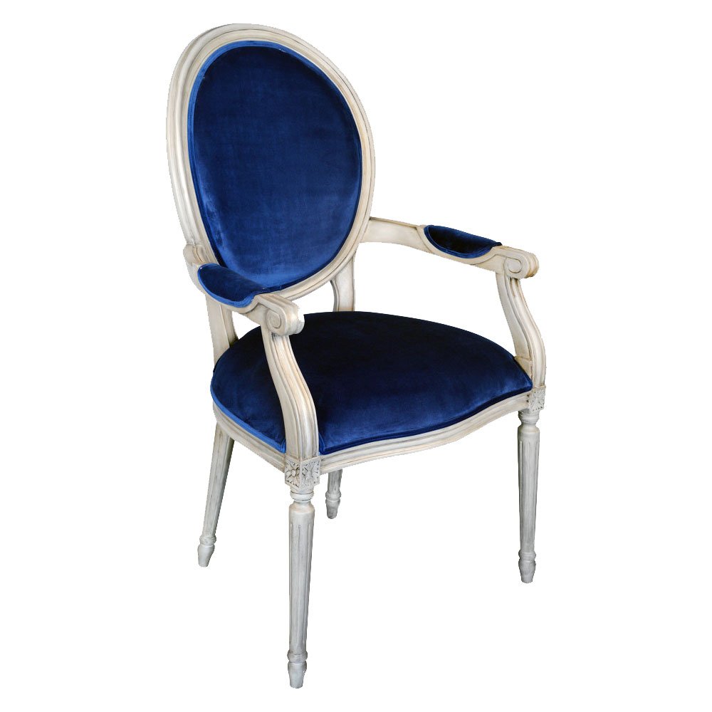 Louis XVI Accent Arm Dining Chair_S799A-2