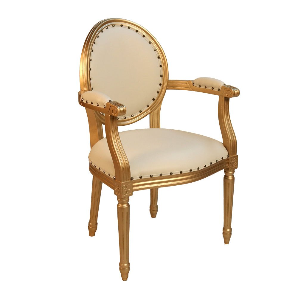 Louis XVI Accent Arm Dining Chair_S799A-8