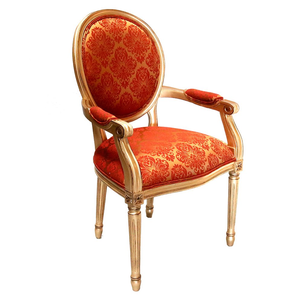 Louis XVI Accent Arm Dining Chair_S799A-9