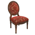 Louis XVI Carved Oval Back Dining Chair_S749S-1