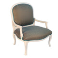 Louis XVI Transitional Lounge Chair