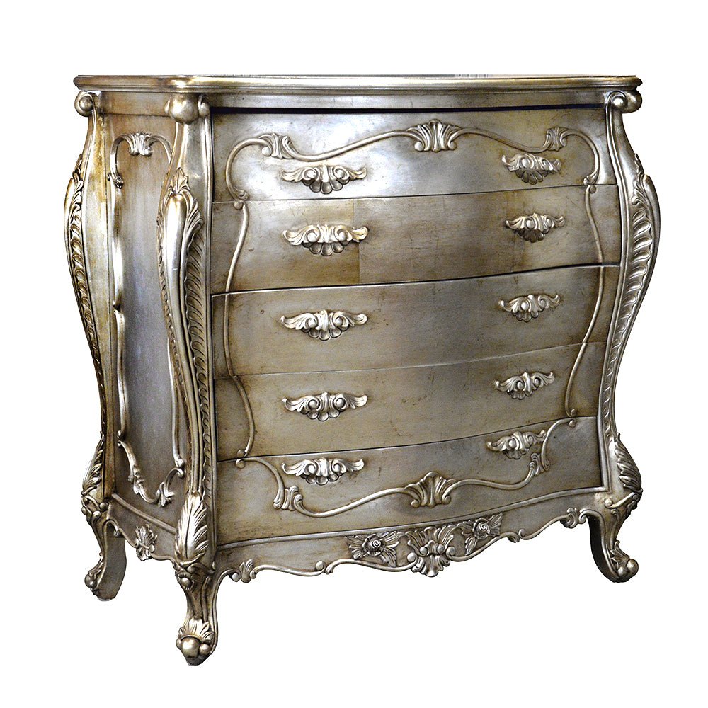 Louis XVII Traditional Bombay with 5 Drawers_S1226B-1_1