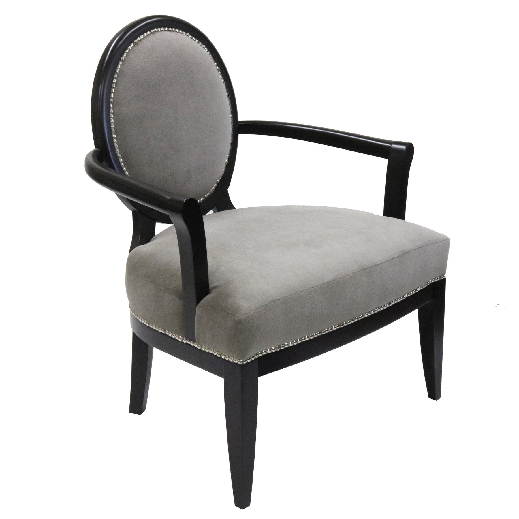 Lounge Chair Oval Back Transitional Furniture_S860LC-2