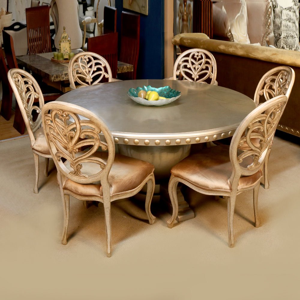 Madrid Louis XVI 7 - Piece Dining Set_S630Set2-1