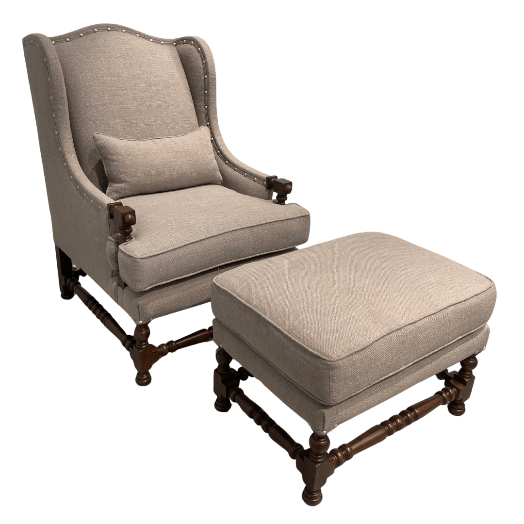Madrid Lounge Chair Transitional Set_T42SET-1
