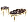 Mahsa Custom Wood Top Table Set — 2