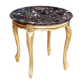 Mahsa Traditional Custom Wood Top End Table — 2