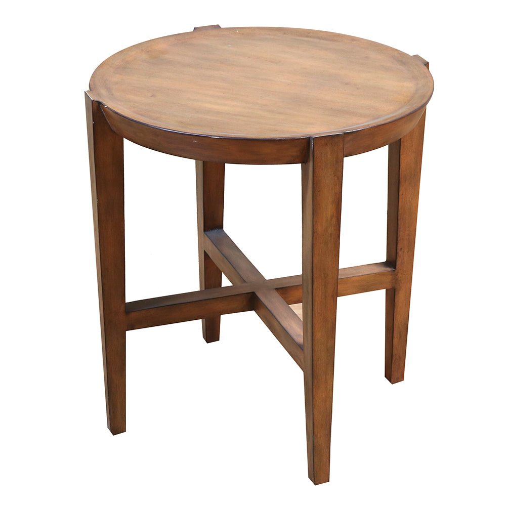 Mahtab Transitional Custom Wood Top End Table_S1014ET-1