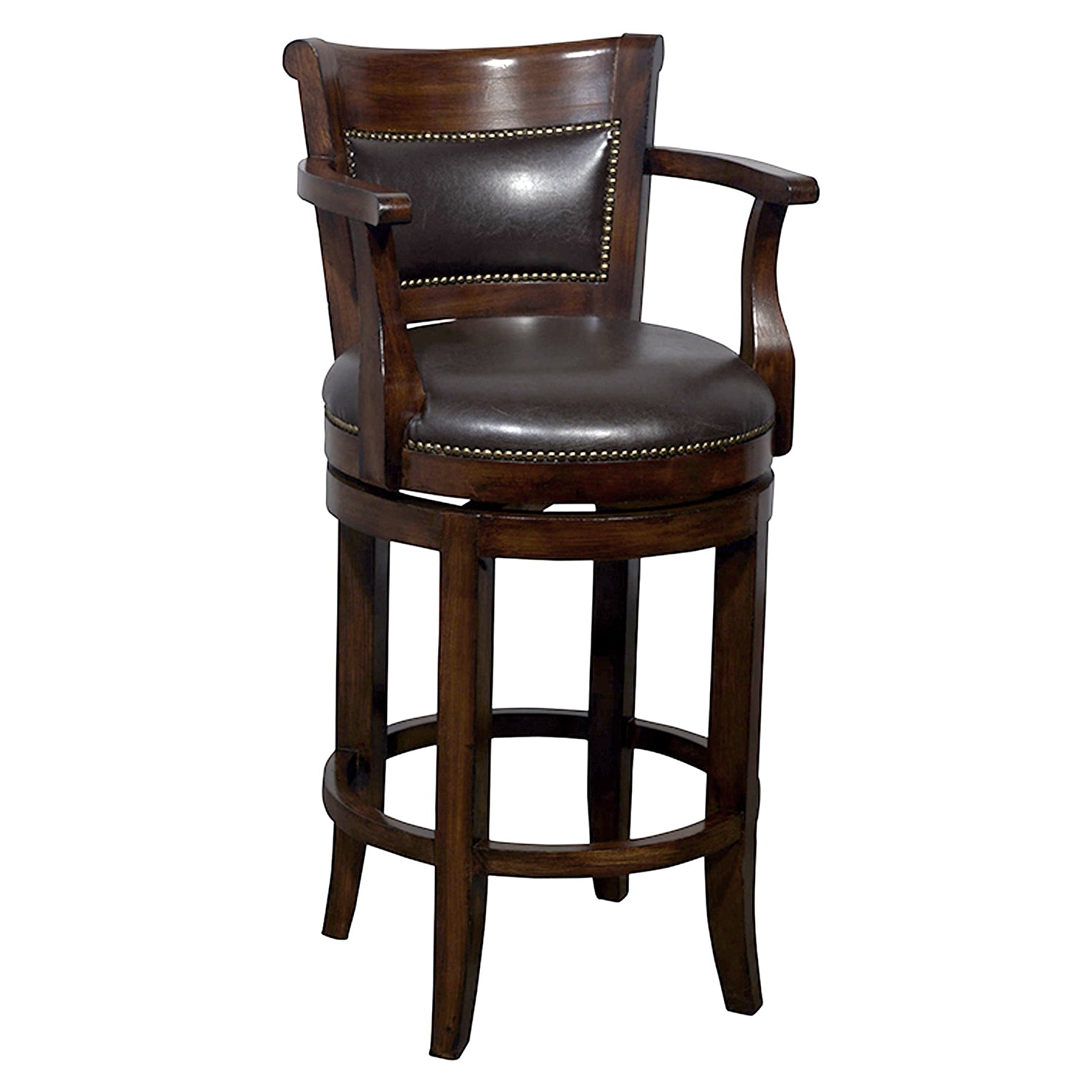 Marshall Swivel Arm Barstool Traditional Furniture