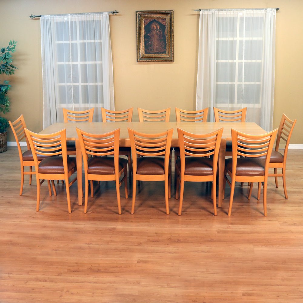 Modern Italian Expandable 7 - Piece Dining Set_S911Set-2