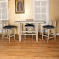 Modern Solid Wood Designer Barstool Set — 1