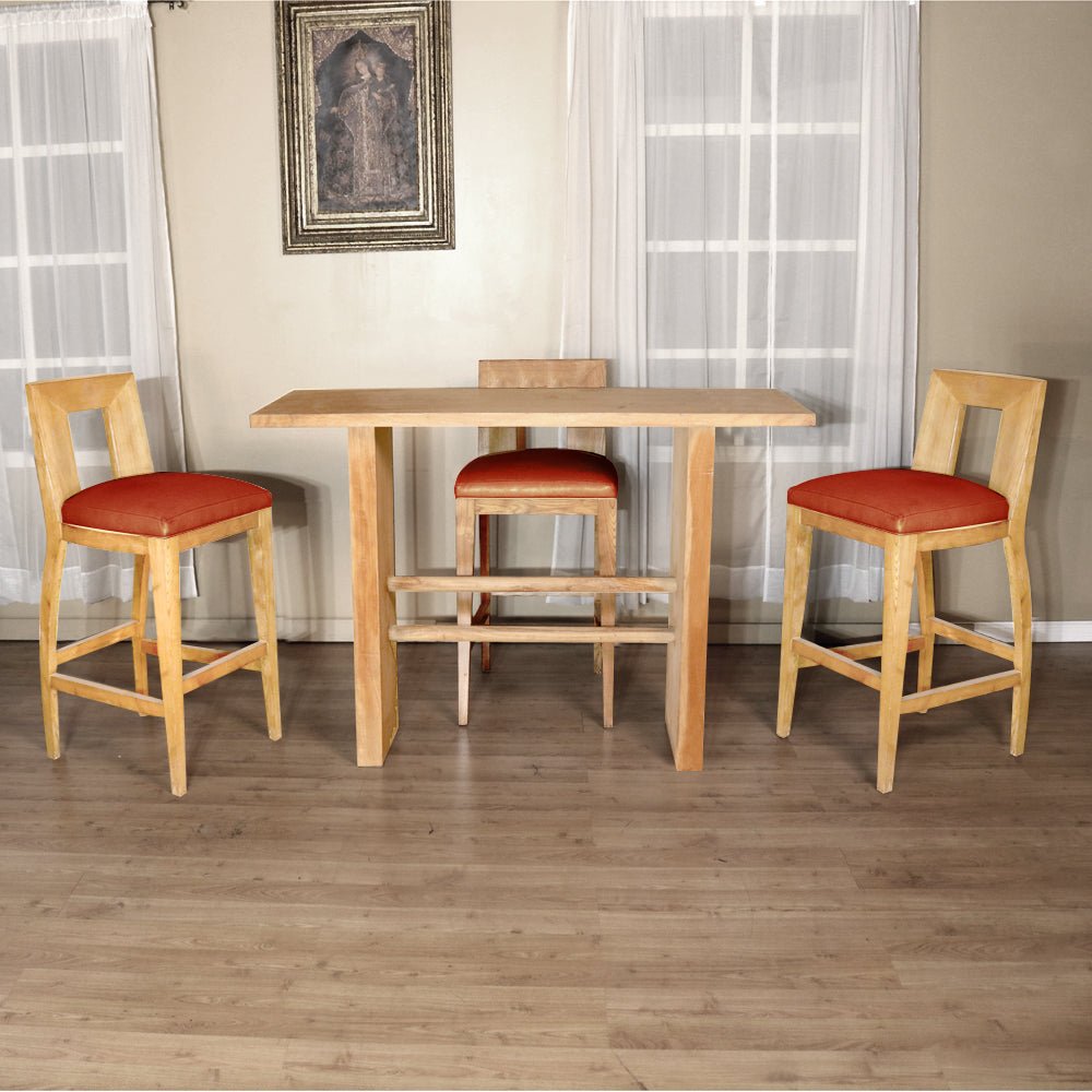 Modern Solid Wood Designer Barstool Set_S559SET-3_3