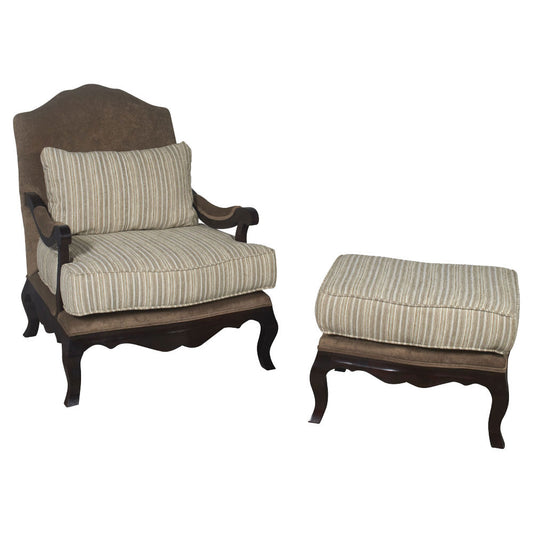 Oversized Lounge Chair and Ottoman Furniture