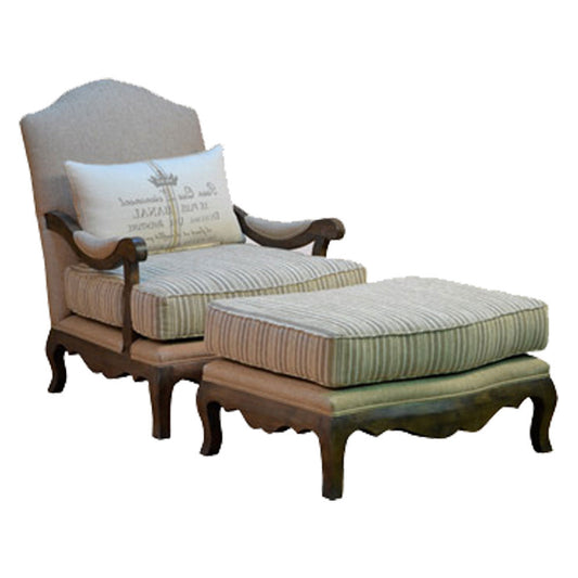 Oversized Lounge Chair and Ottoman Furniture