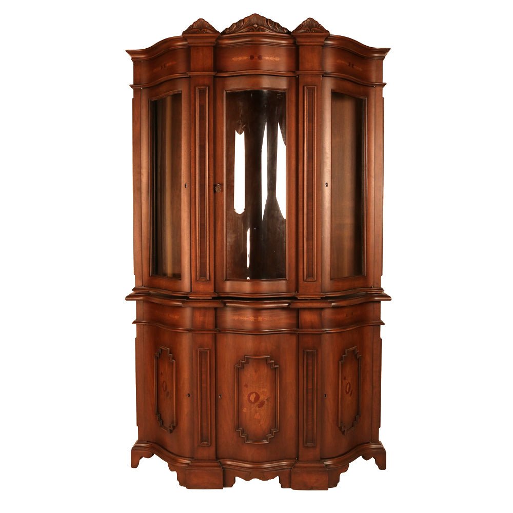 Pescara Italian Transitional China Hutch Cabinet_B1557CH_1