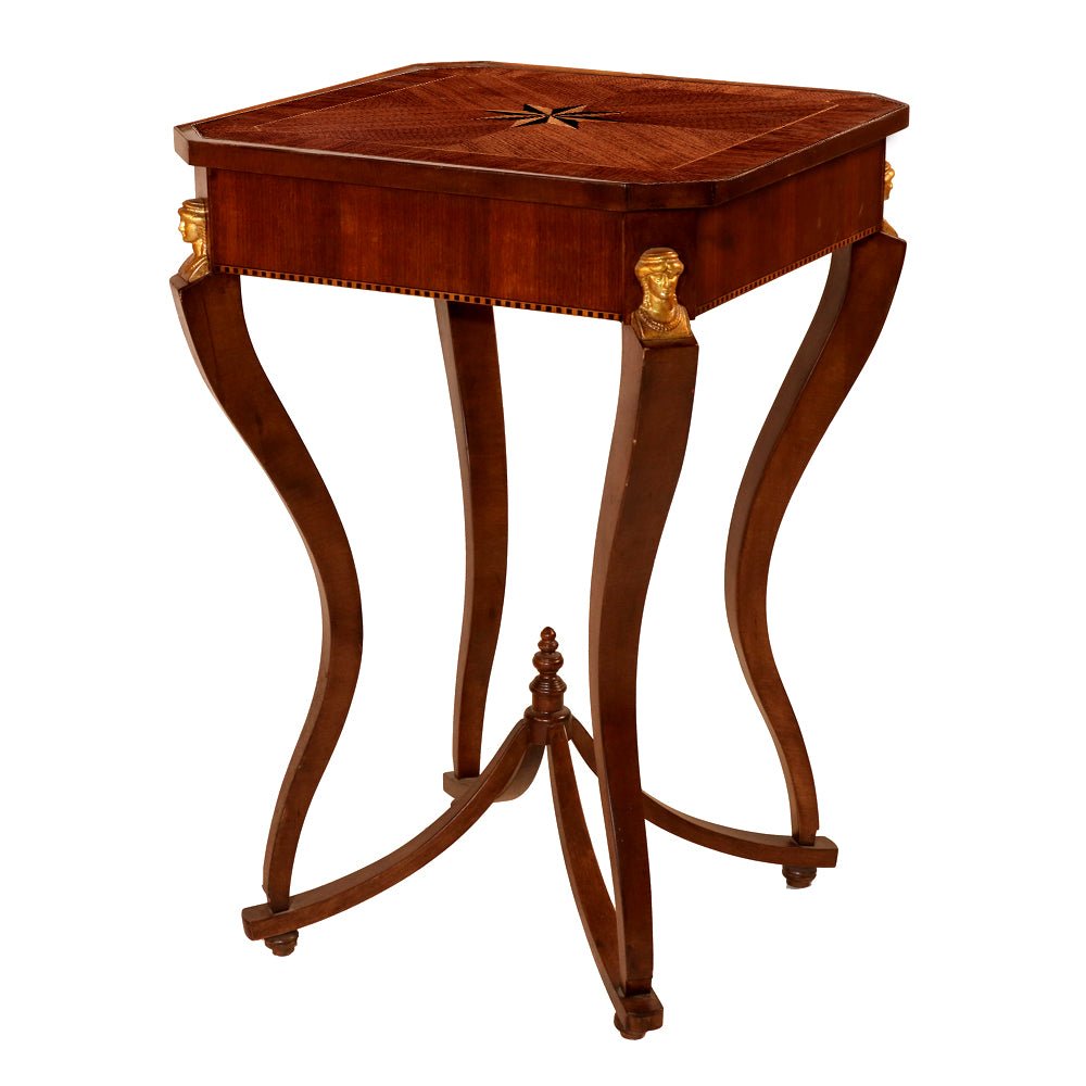 Pharaoh Louis XVI Wood Top Side Table_S1071ET-1_1