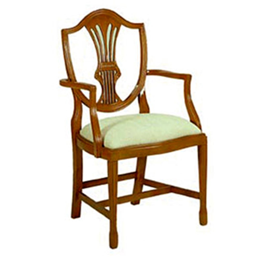 Pine Medallion Arm Chair_S932A_1