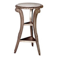 Plant Stand Gold Transitional Furniture P100A-1 — Silver Leaf