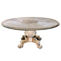 Regency Style Round Pedestal Dining Table_S090TWT-1_1