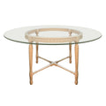 Round Mimi Country Glass Top Dining Table_S781T-1_1