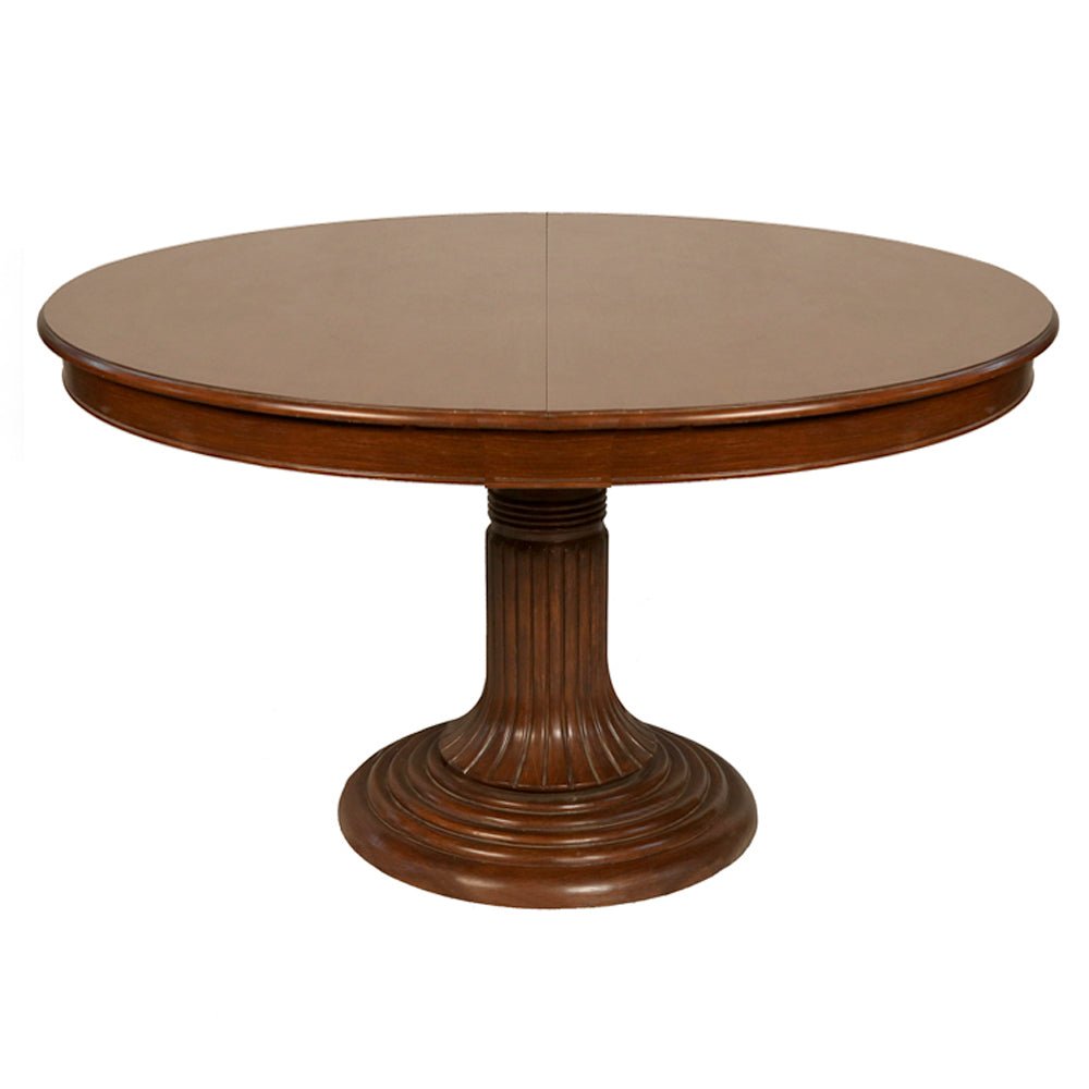 Round Spaghetti Wood Top Table_S509T_1