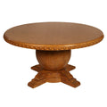Round Wood Top Traditional Dining Table_S078TWT_1