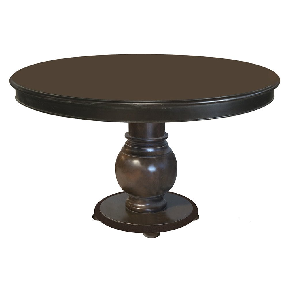 Round Wood Top Traditional Dining Table_S515TRWT-2_2