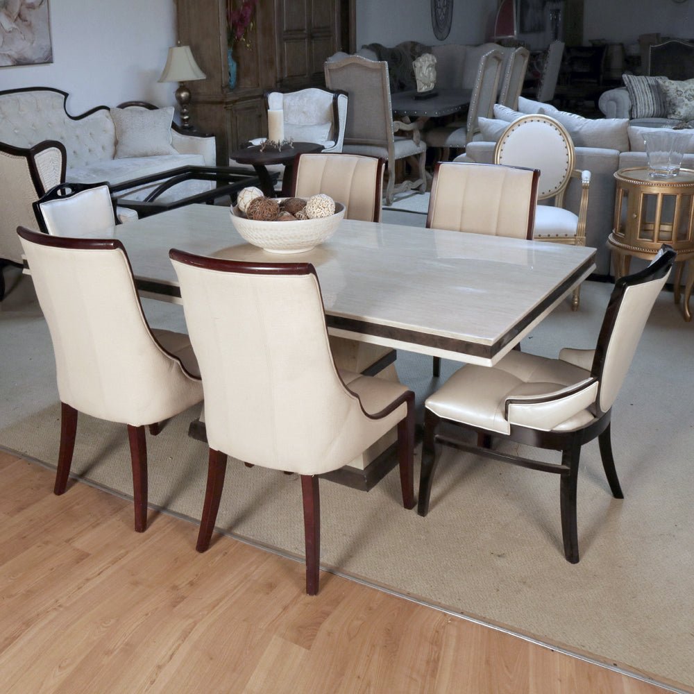 Sally 7 - Piece Transitional Dining Room Set_S939Set-2