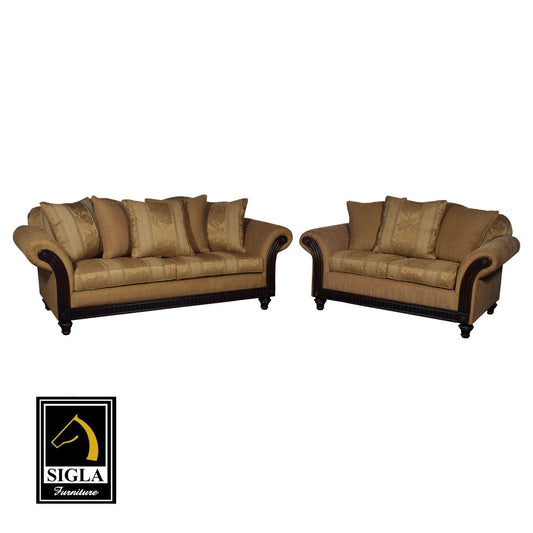 Louis XVI Living Room Transitional Sofa Set