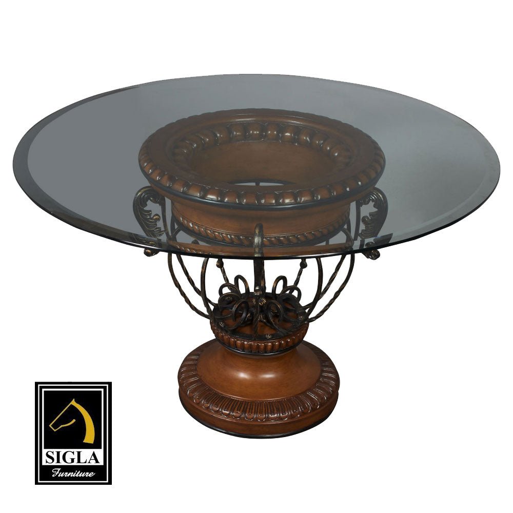 Spider Glass Top Dining Table_S065T-3_3