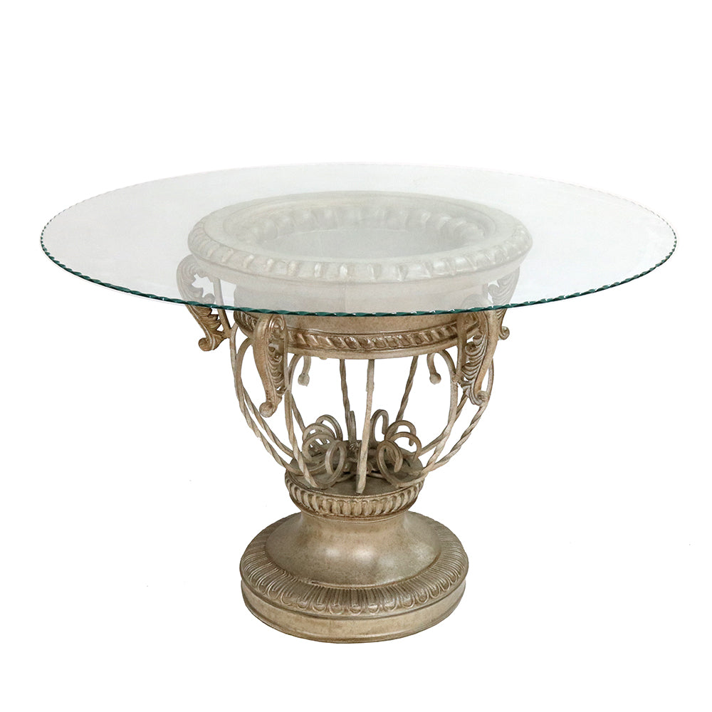 Spider Glass Top Dining Table